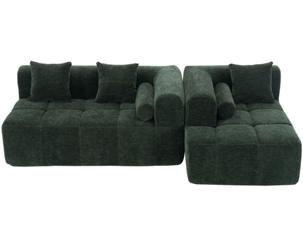Sectional Free Combined Sofa With 2 Side Pockets