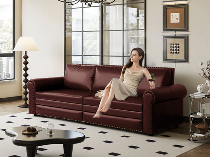 Chesterfield Sofa & Pull Out Bed