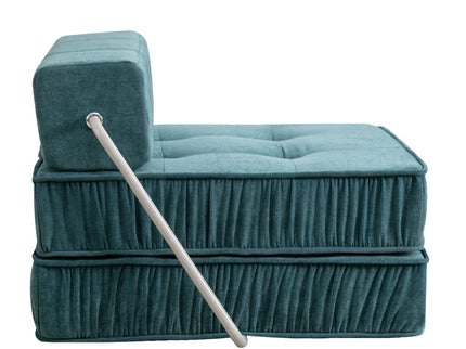 Folding Sofa With Removable Back Cushion, Convertible Futon Sleeper Chair