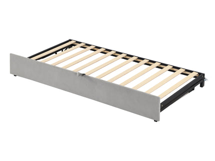 Twin Size Upholstered Daybed With Pop Up Trundle