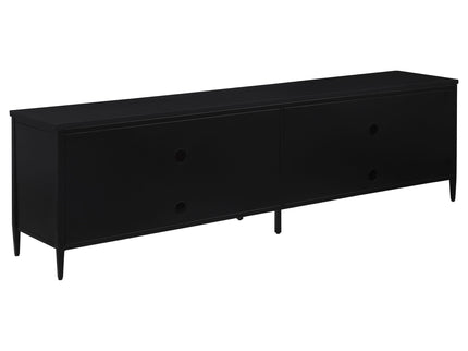 Kenneth - 4 Door TV Stand - Black