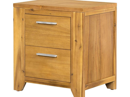 Nightstand - Natural Wood / Brown