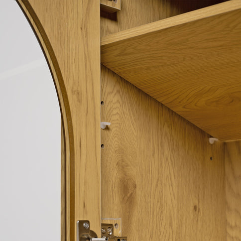Modern Sideboard Cabinet With 1 Drawer And 2 Arched Doors