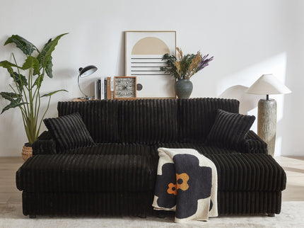 3 Seater Sofa With 2 Ottomans For Living Room
