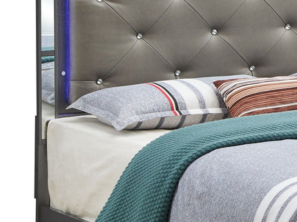 Verona - Full Bed - Metalic Black