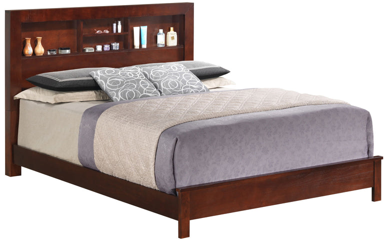 Bed With Transitional Design Stylish