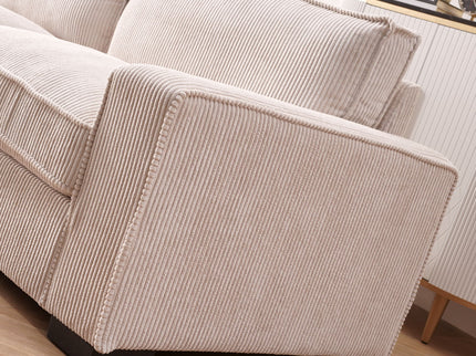 Luxe - Sofa With Sleek Design, Spacious And Comfortable 3 Seater Couch