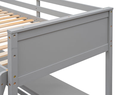 Loft Bed With Shelves With Desk