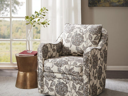 Wide Seat Arm Chair With 360 Degree Rotation