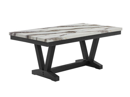 Panda - Dining Table And Trestle Base - Black