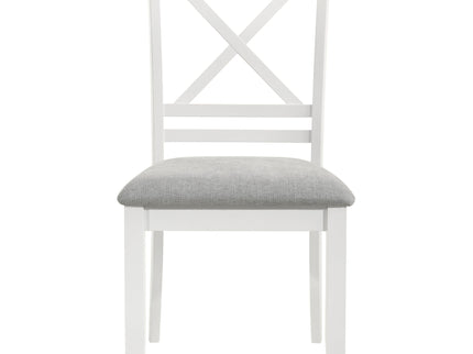 Evanston - Cross Back Dining Side Chair (Set of 2) - White