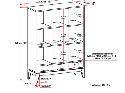 Harper - Cube Storage With Drawers
