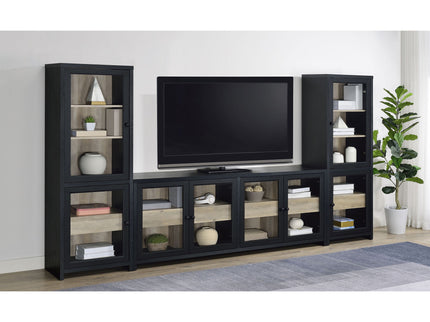 Kennison - 3 Piece Entertainment Center - Black