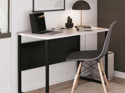 Sorina - Writing Desk - White / Light Oak