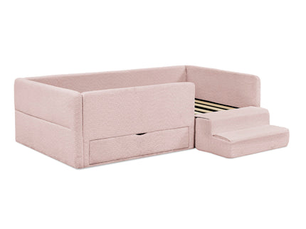 Safe Kids Bed With Guardrails And Storage