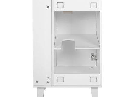 Bathroom Vanity With Sink, Soft-Close Door, Half-Moon Pulls