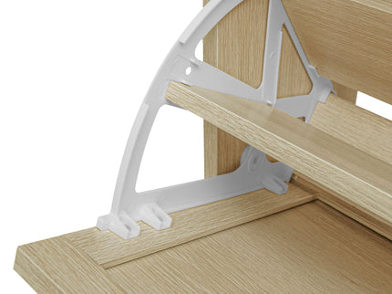 Modern Rattan 3 Door Shoe Rack Cabinet For Entryway