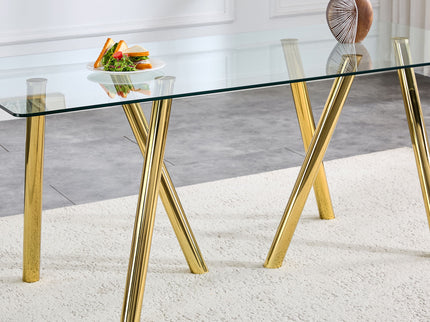 Dining Table With Transparent Surface