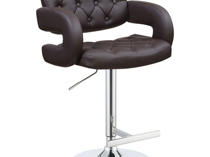Adjustable Bar Stool With Upholstery