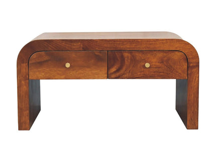 Darcy - Coffee Table, 2 Drawer - Chestnut