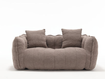 Cozy Beanbag Chair With High Resilience Foam Core For 2