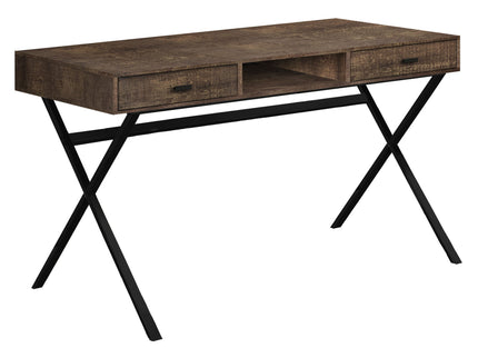 Computer Desk For Home Office, Laptop, Storage Drawers, Glossy Contemporary & Modern