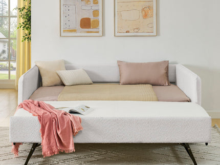 Upholstered Daybed With Pop Up Trundle