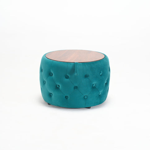Nesting Ottomans 2 Piece With Tray, 4 In 1 Function