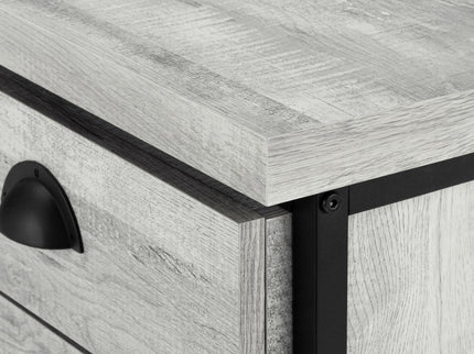 Computer Desk For Home Office, Laptop, 3 Storage Drawers, Contemporary & Moder