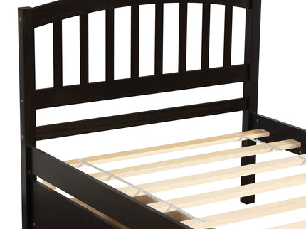 Platform Storage Bed Wood Bed Frame With Two Drawers And Headboard