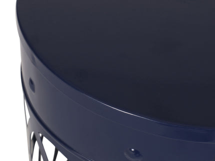 Outdoor Metal Large End Table, Modern Design
