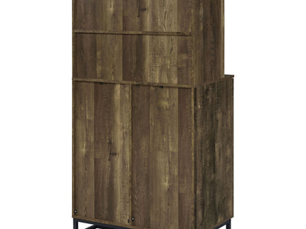 Harlie - 2 Door Wine Cabinet - Oak