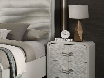 Aria - 2 Drawer Nightstand - Beige