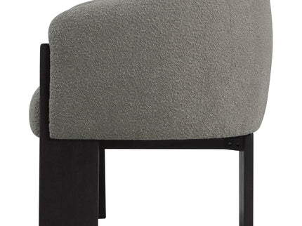 Maciel - Upholstered Barrel Back Accent Chair - Mushroom