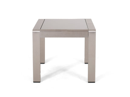 Cape Coral - Contemporary Side Table With Frosted Glass Top