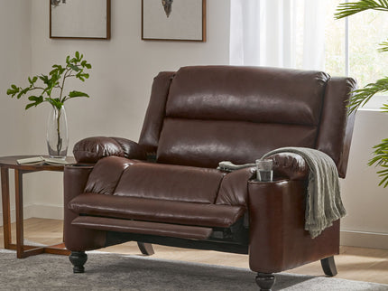 Tufted Design Wide Manual Recliner Chair