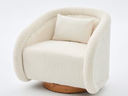 Swivel Accent Chair With 360 Degree Rotating