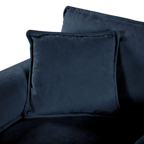 Modern Upholstered Loveseat And Armchair Set With Pillows