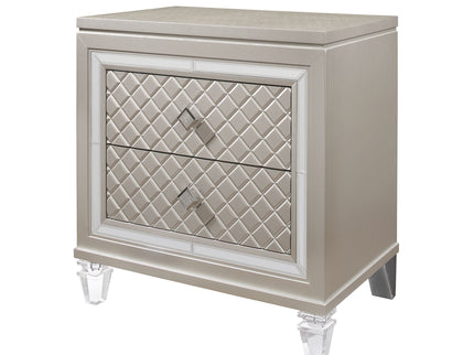 Cross - Glam Nightstand - Champagne