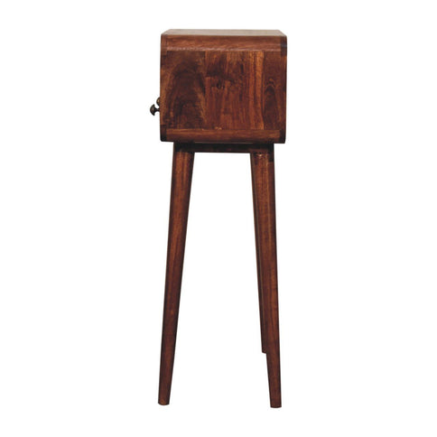 Solid Wood Curved Console Table