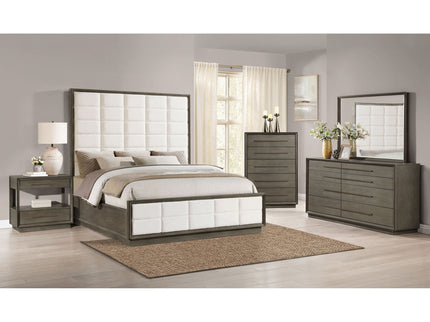 Prescott - 8 Drawer Dresser With Mirror - Brown