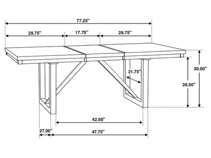 Holloway - Dining Set With Extension Leaf