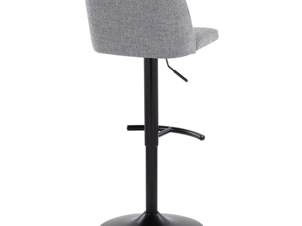 Toriano - Contemporary Adjustable Bar Stool With Rounded T Footrest (Set of 2)