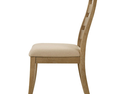 Sammy - Dining Side Chair (Set of 2) - Brown / Beige