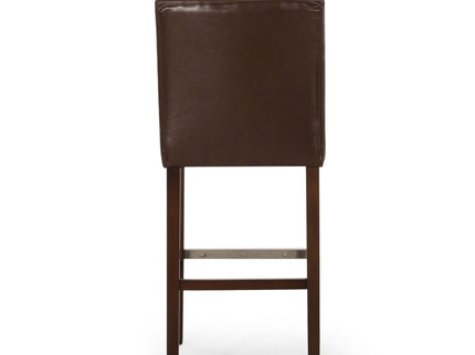 Solstara - Upholstered Dining Barstool With Button Tufted And Wing Back