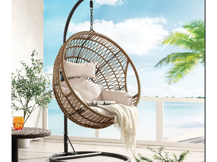 Vasant - Hanging Chair (Seat Cushion Included) - Beige