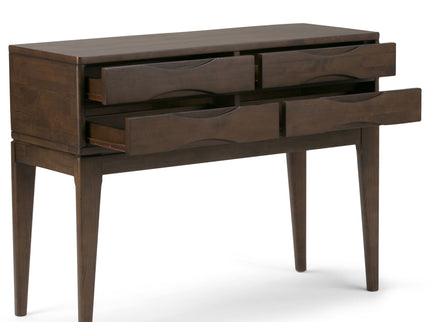 Harper - Hallway Console Table - Walnut Brown