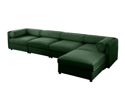 Contemporary Elegant Sofa With Storage And Ottoman