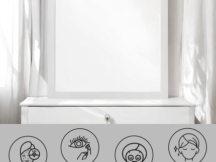 Casilda - Mirror - White