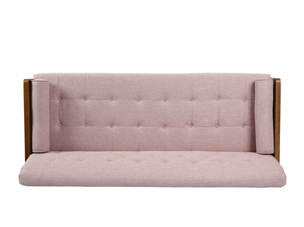 Aidan - Mid Century Modern Tufted Fabric Sofa